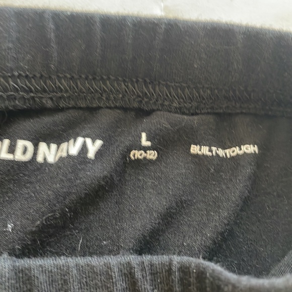 2 Old Navy girls black and grey leggings, size L - Picture 4 of 5